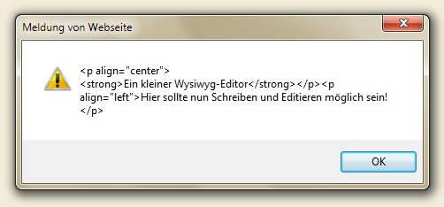 Ansicht des Quelltextes im IE